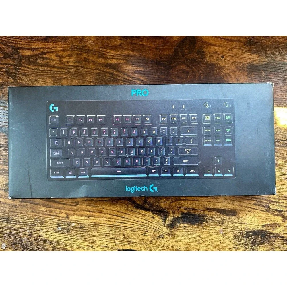Logitech G PRO Mechanical Gaming Keyboard Portable Tenkeyless RGB Backlit Keys